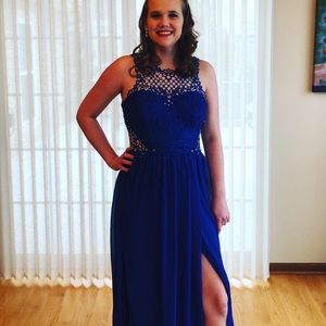 Blue Prom Dress
